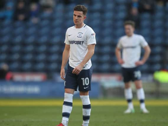A dejected Josh Harrop, one of two early substitutes used by Alex Neil.