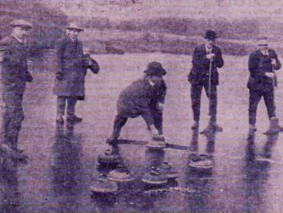 Curling in Preston in 1925