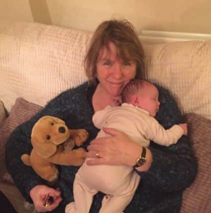 Colette Halkon with her grand-daughter who is daughter Ellen's daughter.
Colette, 65, only discovered five years ago that she was infected with hepatitis C after being given a blood transfusion after giving birth.