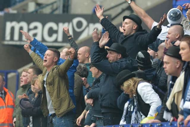 PNE fans enjoy the Gentry Day visit to Bolton back in 2016.