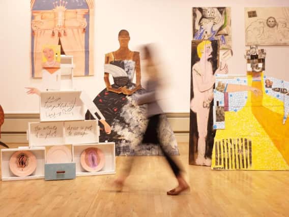Turner Prize-winner Lubaina Himids Hard Times show opens at the Harris in Preston