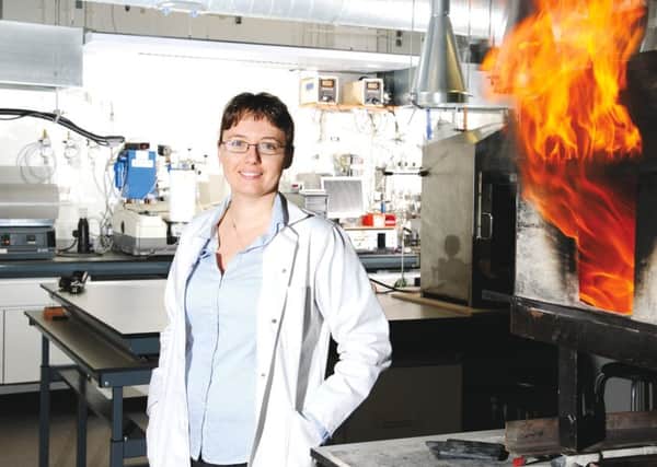 Anna Stec lead researcher and Professor in Fire Chemistry and Toxicity  at UCLan