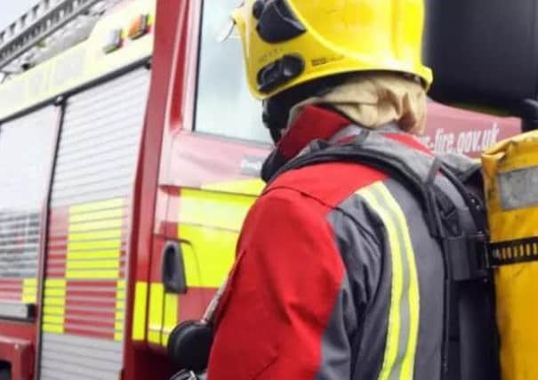 Fire crews were called out after reports of flooding,
