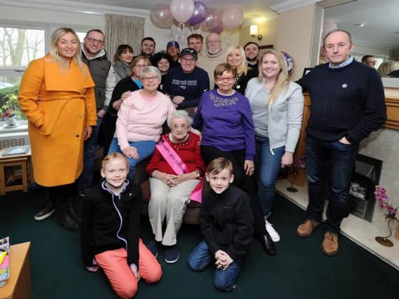 Lillian Chew celebrated her 90th birthday at the Chorley Lodge Care Home, Chorley on Saturday. She was joined for the celebration by her four children, and some of her  eight grandchildren, nine great grandchildren and one great, great grand daughter on the way