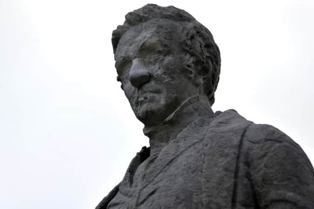 Sir Robert Peel's statue in Winckley Square