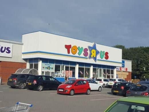 Toys R Us on Deepdale Retail Park, Preston. Image: Google street view