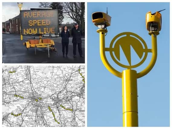 The bright yellow camera gantries have been switchedacross the region.
