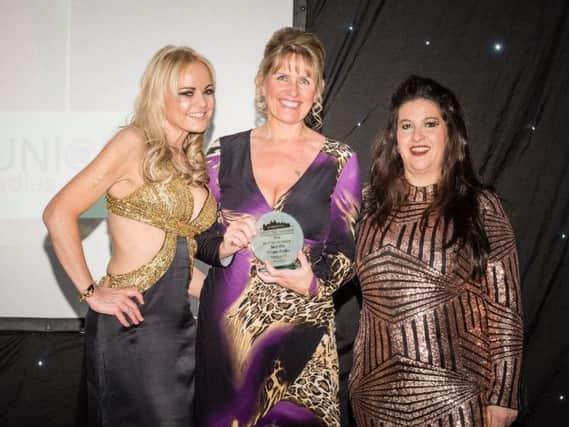 Suzy Orr, centre, with, left, Radio City show presenter Claire Simmo and Lifestyle Awards organiser Amanda Moss