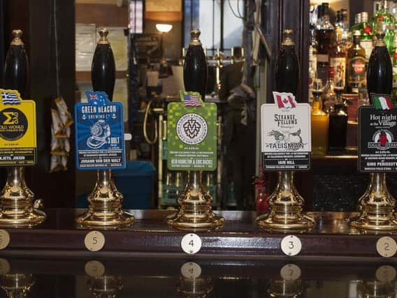 A selection of international ales will be available