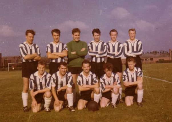Lancaster Lads Club Old Boys 1962-63. Back row from left, Dick Bradley, Jack Ward, Ken Whitecross, Terry Ainsworth, Dave Griffin, Brian Metcalfe. Front row from left, Tony Wyeth, Peter Bleasdale, Walter Halbard, Alan Timlin and Jimmy Fagan.
