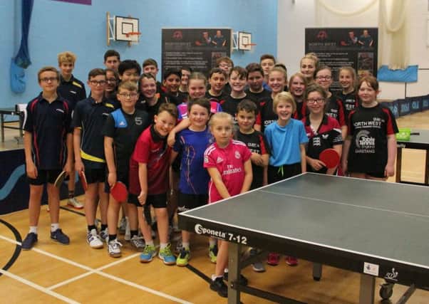 Some of the players at the Garstang regional centre