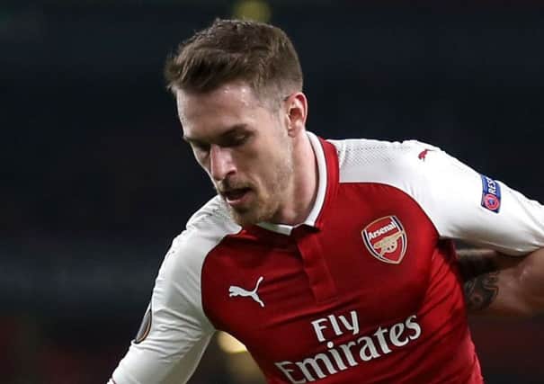 Arsenal midfielder Aaron Ramsey