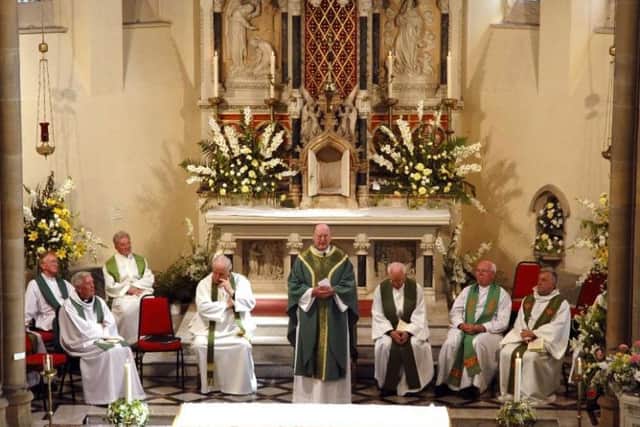 The 150th anniversary Mass in 2005 at Our Lady and St Patricks Church, in Walton-le-Dale