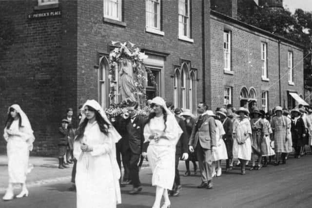 Archive photo of Walking Day at Our Lady and St Patricks Church