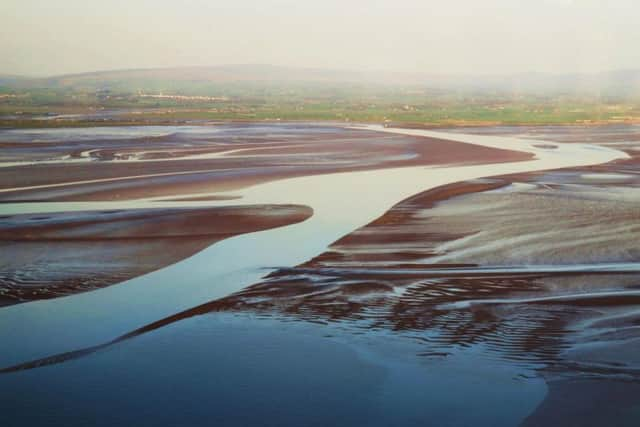 Sands of Morecambe Bay at the Lune Estuary