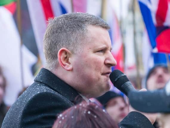 Britain First leader Paul Golding