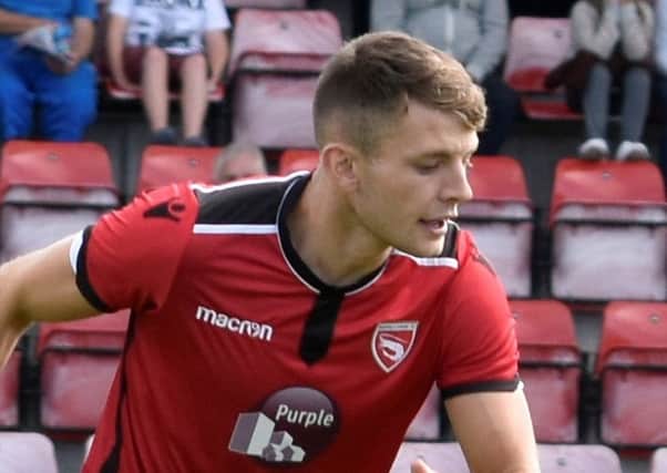 Sam Lavelle equalised for Morecambe with half-time approaching
