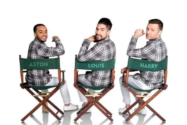 Aston Merrygold, Louis Smith and Harry Judd