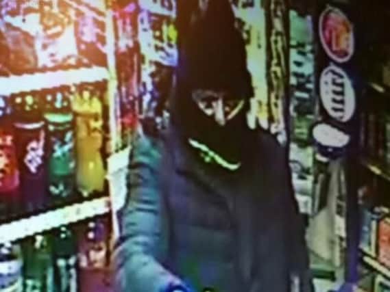 CCTV of the man police want to trace