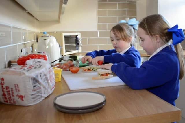 Learning the basics of healthy eating starts early at Eldon Primary School