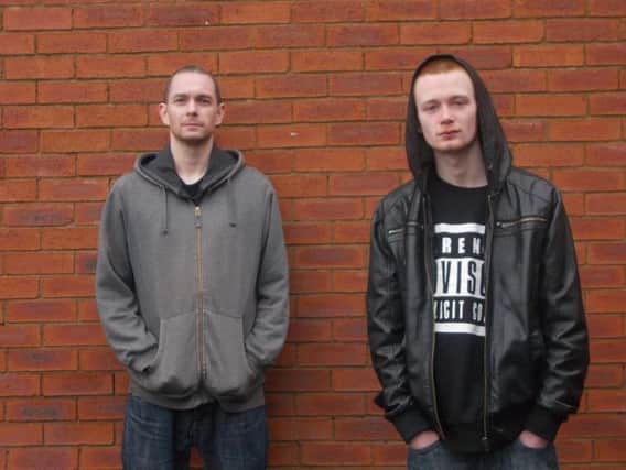Father and son rap duo Matthew and Callum Bennett
