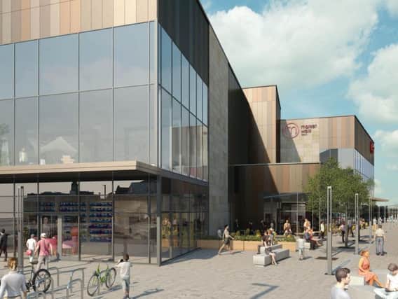 Artists impressions of the Market Walk extension in Chorley