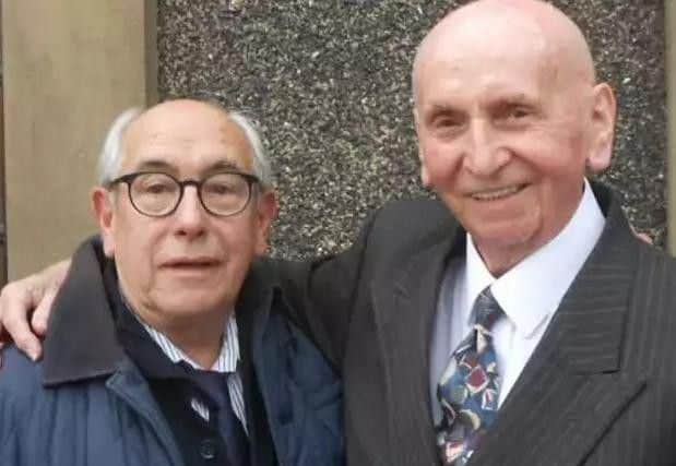 Actor Malcolm Hebden (Norris from Coronation Street) and Professor James Dodding at Garstang Arts Centre. (Photo: Anthony Coppin)