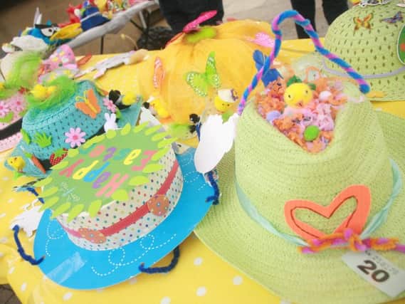 Some of last year's bonnet creations.