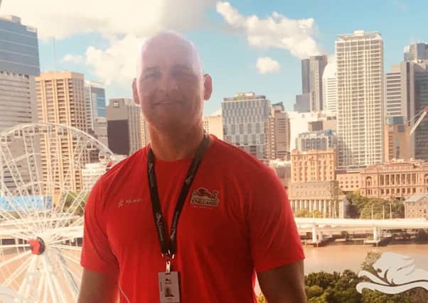 UCLan physio Rob Hamilton is with Team England at the Commonwealth Games on Australia's Gold Coast