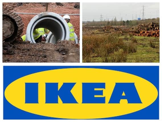 Work starts on site for flatpack giant Ikeas new home in our city