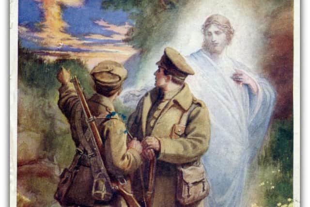 First World War Easter communion card from Emmanuel Church, Preston