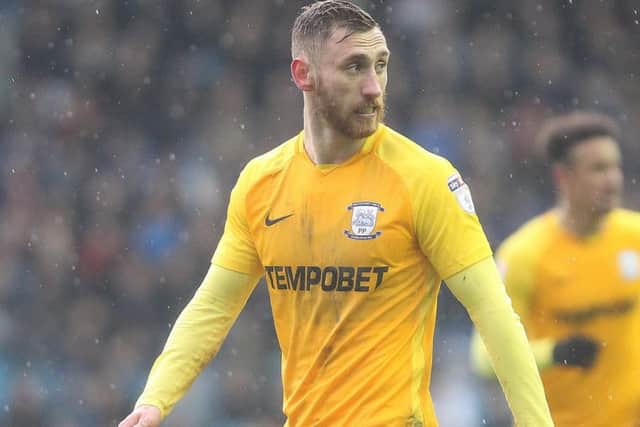 Louis Moult scored his first goal for PNE at Sheffield Wednesday