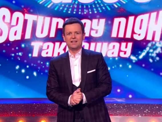 Dec presented Saturday Night Takeaway without Ant for the first time in the show's history. Photo: ITV