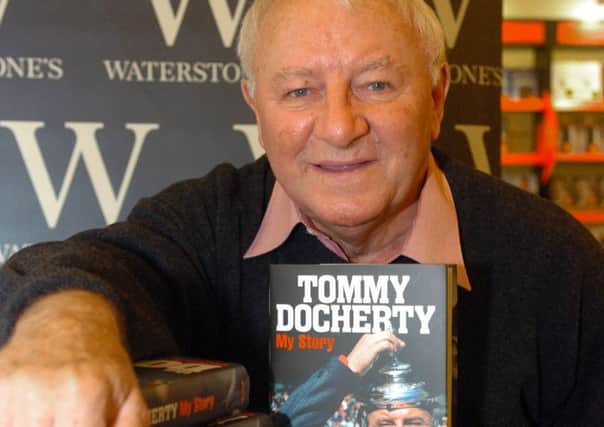 Ex-Manchester United and Preston player and boss Tommy Docherty