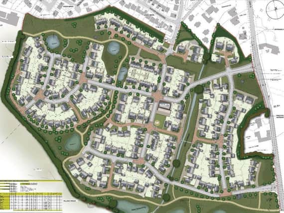 A birds-eye view illustration of the proposed site. Image via MPSL Planning and Design.