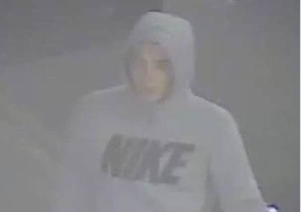 Police would like to speak to this man following a serious assault in Lancaster.