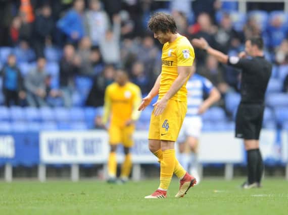 Ben Pearson shows his frustration at the final whistle