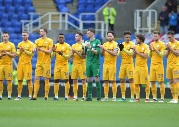 Preston North End pay their respects to Ray Wilkins pre-match