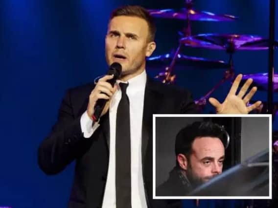 Gary Barlow has voiced his support for troubled TV presenter Ant McPartlin. Picture: PA