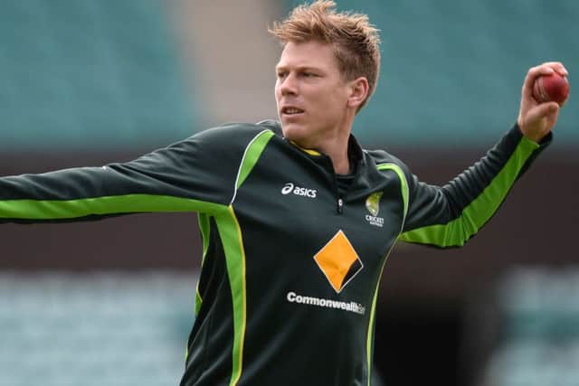 File photo dated 31-12-2013 of Australia's James Faulkner. PRESS ASSOCIATION Photo. Issue date: Friday April 10, 2015. Lancashire have signed Australia all-rounder James Faulkner as their overseas player for the bulk of this summer. See PA story SPORT Live. Photo credit should read Anthony Devlin/PA Wire.