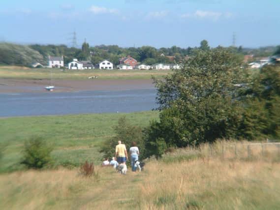 Wyre Estuary Country Park is a popular destination for dog walkers and families