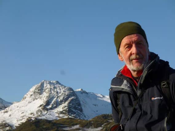 Brian Moore, of Penwortham, during a previous summit climb