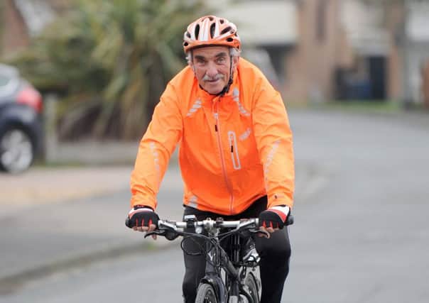 Cyclist Ned Branton hails the NHS for saving his life after suffering from Weils Disease.