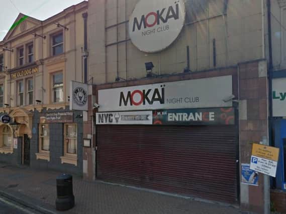 Crews were called out to a fire at the back of what used to be the Mokai Club in Church Street Preston