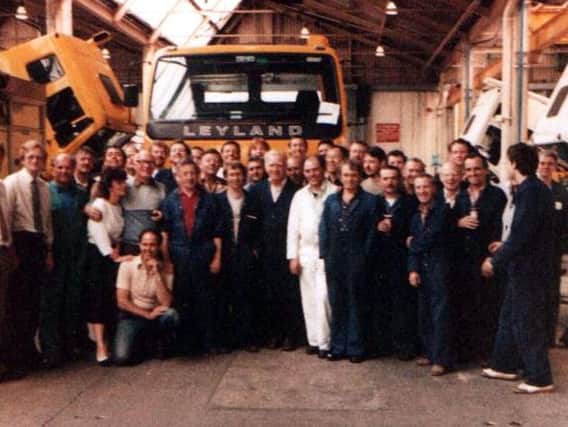 Leyland Motors Special Vehicles Dept workers in the 1980s