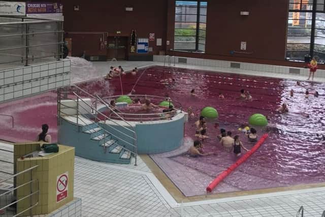 All Seasons Leisure Centre, in Chorley, turned the pool pink for its Discovery Weekend, which raised money for Diabetes UK and Tickled Pink