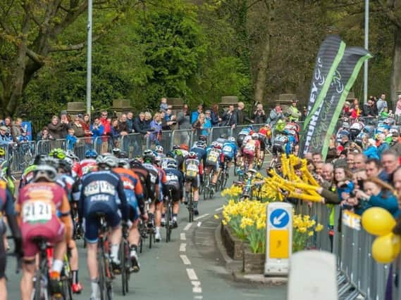 More than 100 professional cyclists took part in the Chorley Grand Prix