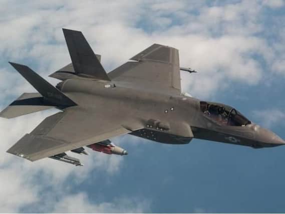 The F-35, which is part built in Lancashire
