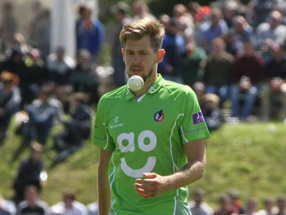 Preston's Lancashire bowler Tom Bailey