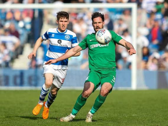 Greg Cunningham in the thick of the action at QPR on Saturday